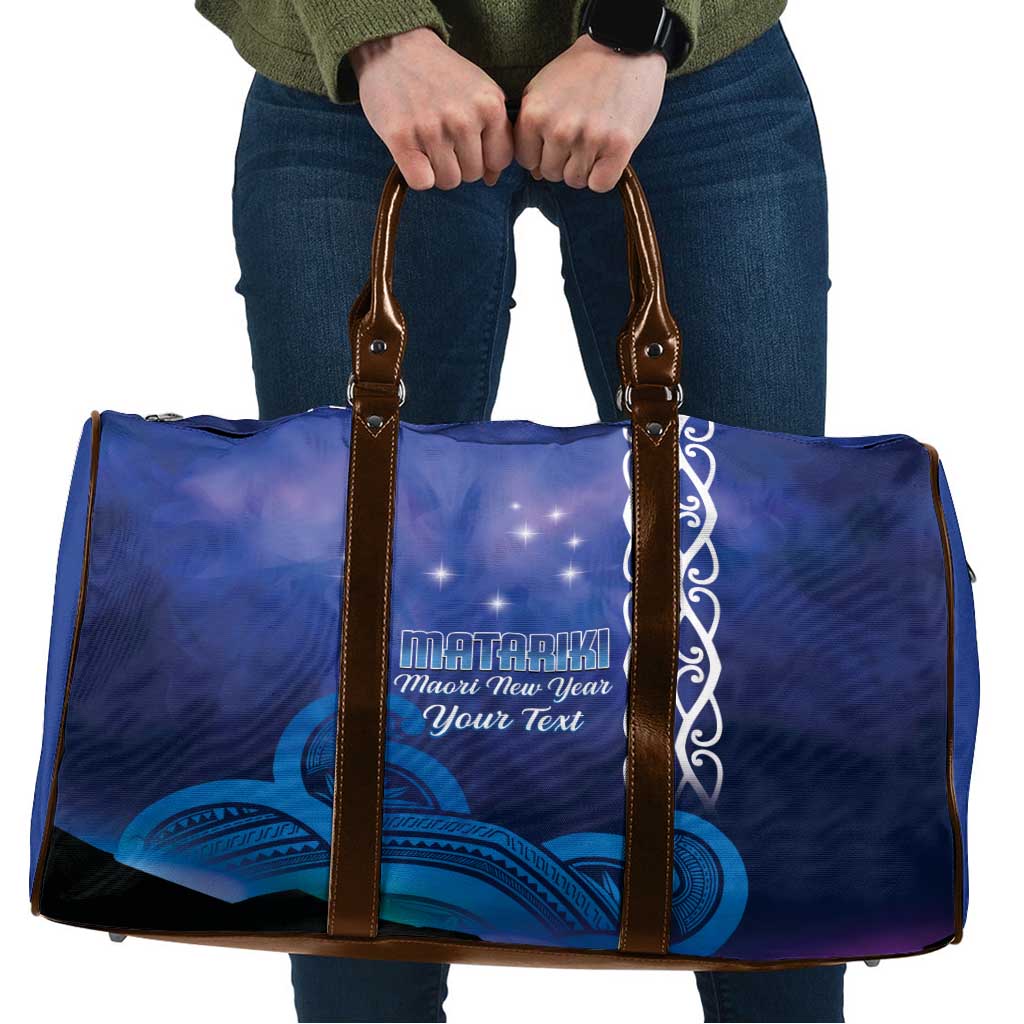 Personalised Matariki New Zealand Travel Bag Maori New Year Galaxy Koru Pattern - Polynesian Pride
