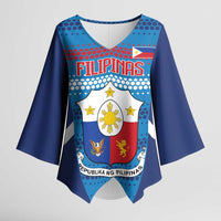 Philippines Football 2026 Kimono Sleeve Blouse Come On Filipinas