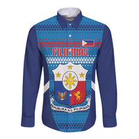 Philippines Football 2026 Long Sleeve Button Shirt Come On Filipinas