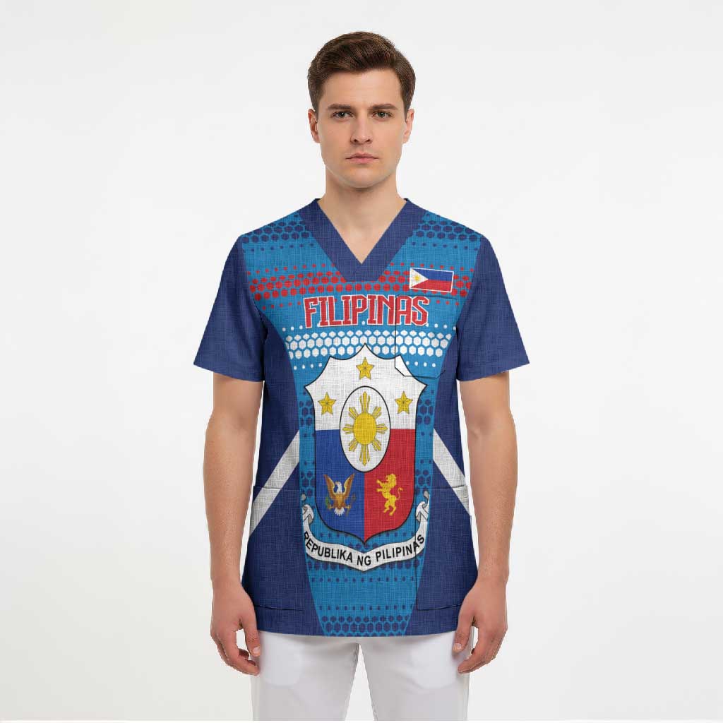 Philippines Football 2026 Scrub Top Come On Filipinas