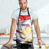 Philippines Sun Tattoo Apron Feathers Filipinas Grunge Style White