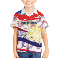 Philippines Sun Tattoo Hawaiian Shirt Feathers Filipinas Grunge Style White