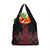 Red Aotearoa Mangopare Kowhaiwhai and Niho Taniwha Grocery Bag Maori New Zealand