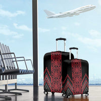 Red Aotearoa Mangopare Kowhaiwhai and Niho Taniwha Luggage Cover Maori New Zealand LT14 - Polynesian Pride