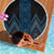 Blue Aotearoa Mangopare Kowhaiwhai and Niho Taniwha Beach Blanket Maori New Zealand
