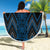 Blue Aotearoa Mangopare Kowhaiwhai and Niho Taniwha Beach Blanket Maori New Zealand
