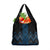 Blue Aotearoa Mangopare Kowhaiwhai and Niho Taniwha Grocery Bag Maori New Zealand