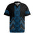 Blue Aotearoa Mangopare Kowhaiwhai and Niho Taniwha Rugby Jersey Maori New Zealand