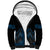 Blue Aotearoa Mangopare Kowhaiwhai and Niho Taniwha Sherpa Hoodie Maori New Zealand