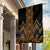Gold Aotearoa Mangopare Kowhaiwhai and Niho Taniwha Garden Flag Maori New Zealand