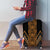 Gold Aotearoa Mangopare Kowhaiwhai and Niho Taniwha Luggage Cover Maori New Zealand