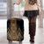 Gold Aotearoa Mangopare Kowhaiwhai and Niho Taniwha Luggage Cover Maori New Zealand