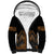 Gold Aotearoa Mangopare Kowhaiwhai and Niho Taniwha Sherpa Hoodie Maori New Zealand