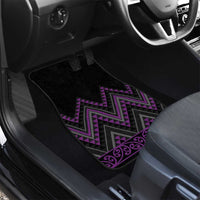 Purple Aotearoa Mangopare Kowhaiwhai and Niho Taniwha Car Mats Maori New Zealand LT14 - Polynesian Pride