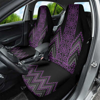Purple Aotearoa Mangopare Kowhaiwhai and Niho Taniwha Car Seat Cover Maori New Zealand LT14 - Polynesian Pride