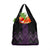 Purple Aotearoa Mangopare Kowhaiwhai and Niho Taniwha Grocery Bag Maori New Zealand