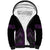 Purple Aotearoa Mangopare Kowhaiwhai and Niho Taniwha Sherpa Hoodie Maori New Zealand