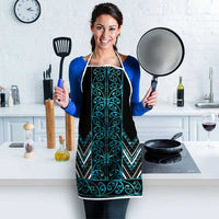 Paua Shell Aotearoa Mangopare Kowhaiwhai Niho Taniwha Apron Maori New Zealand - Polynesian Pride