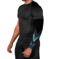 Paua Shell Aotearoa Mangopare Kowhaiwhai Niho Taniwha Arm Sleeves Maori New Zealand - Polynesian Pride