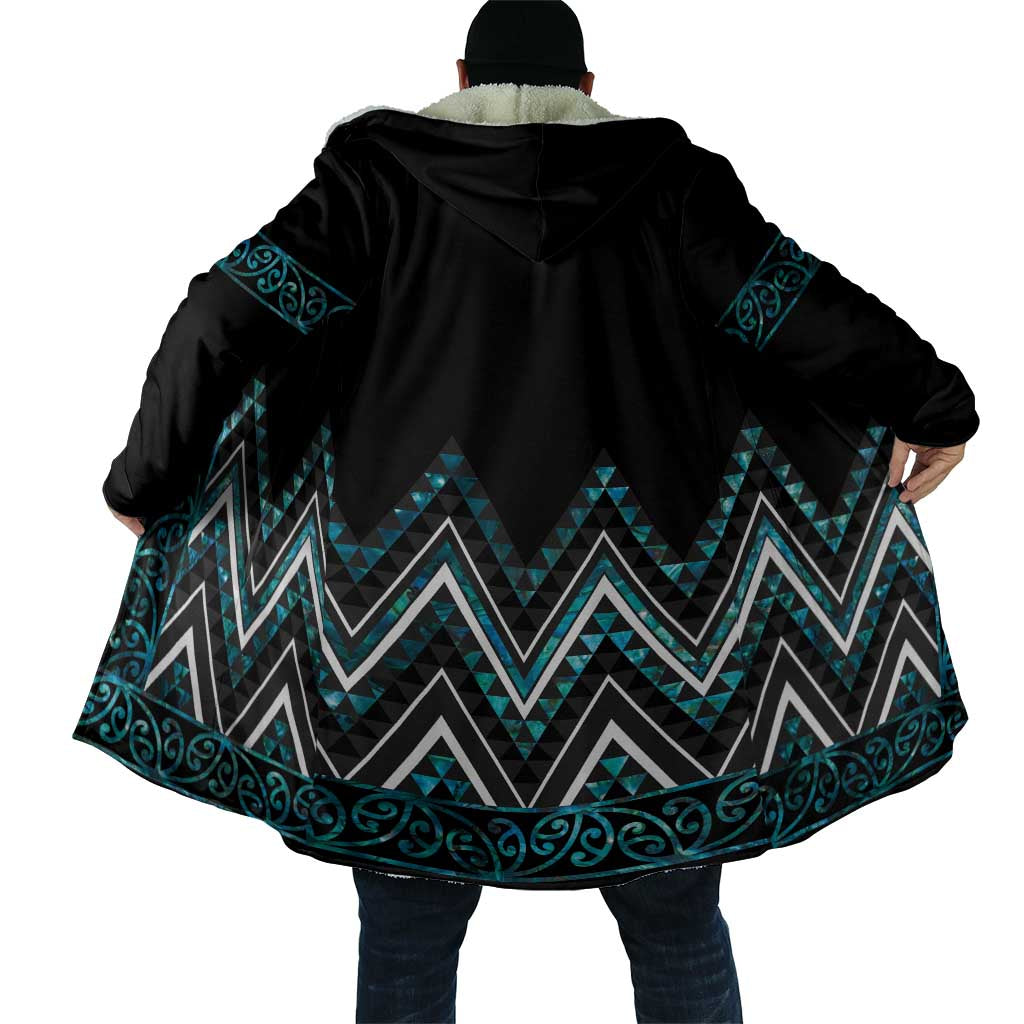 Paua Shell Aotearoa Mangopare Kowhaiwhai Niho Taniwha Cloak Maori New Zealand - Polynesian Pride