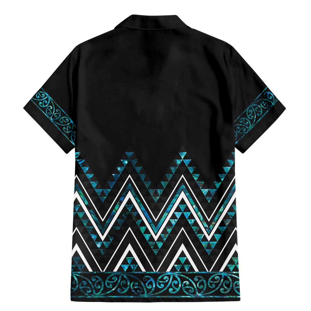 Paua Shell Aotearoa Mangopare Kowhaiwhai and Niho Taniwha Family Matching Mermaid Dress and Hawaiian Shirt Maori New Zealand LT14 - Polynesian Pride
