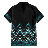 Paua Shell Aotearoa Mangopare Kowhaiwhai and Niho Taniwha Family Matching Summer Maxi Dress and Hawaiian Shirt Maori New Zealand LT14 - Polynesian Pride