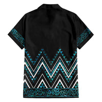 Paua Shell Aotearoa Mangopare Kowhaiwhai and Niho Taniwha Hawaiian Shirt Maori New Zealand LT14 - Polynesian Pride