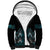 Paua Shell Aotearoa Mangopare Kowhaiwhai and Niho Taniwha Sherpa Hoodie Maori New Zealand