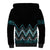 Paua Shell Aotearoa Mangopare Kowhaiwhai and Niho Taniwha Sherpa Hoodie Maori New Zealand