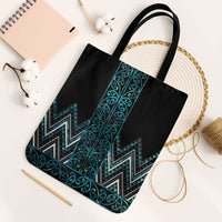 Paua Shell Aotearoa Mangopare Kowhaiwhai Niho Taniwha Tote Bag Maori New Zealand - Polynesian Pride