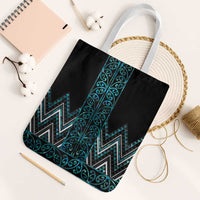 Paua Shell Aotearoa Mangopare Kowhaiwhai Niho Taniwha Tote Bag Maori New Zealand - Polynesian Pride