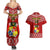 Custom Tonga Rugby Couples Matching Summer Maxi Dress and Hawaiian Shirt 2023 World Cup Tongan Kupesi Ngatu Pattern LT14 - Polynesian Pride