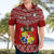 Custom Tonga Rugby Hawaiian Shirt 2023 World Cup Tongan Kupesi Ngatu Pattern LT14 - Polynesian Pride