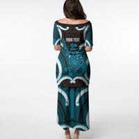 Kikorangi Aotearoa Atua Tumatauenga Personalised Puletasi Maori God Of War Tiki With Taiaha LT14 - Polynesian Pride