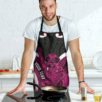Mawhero Aotearoa Atua Tumatauenga Personalised Apron Maori God Of War Tiki With Taiaha LT14 - Polynesian Pride