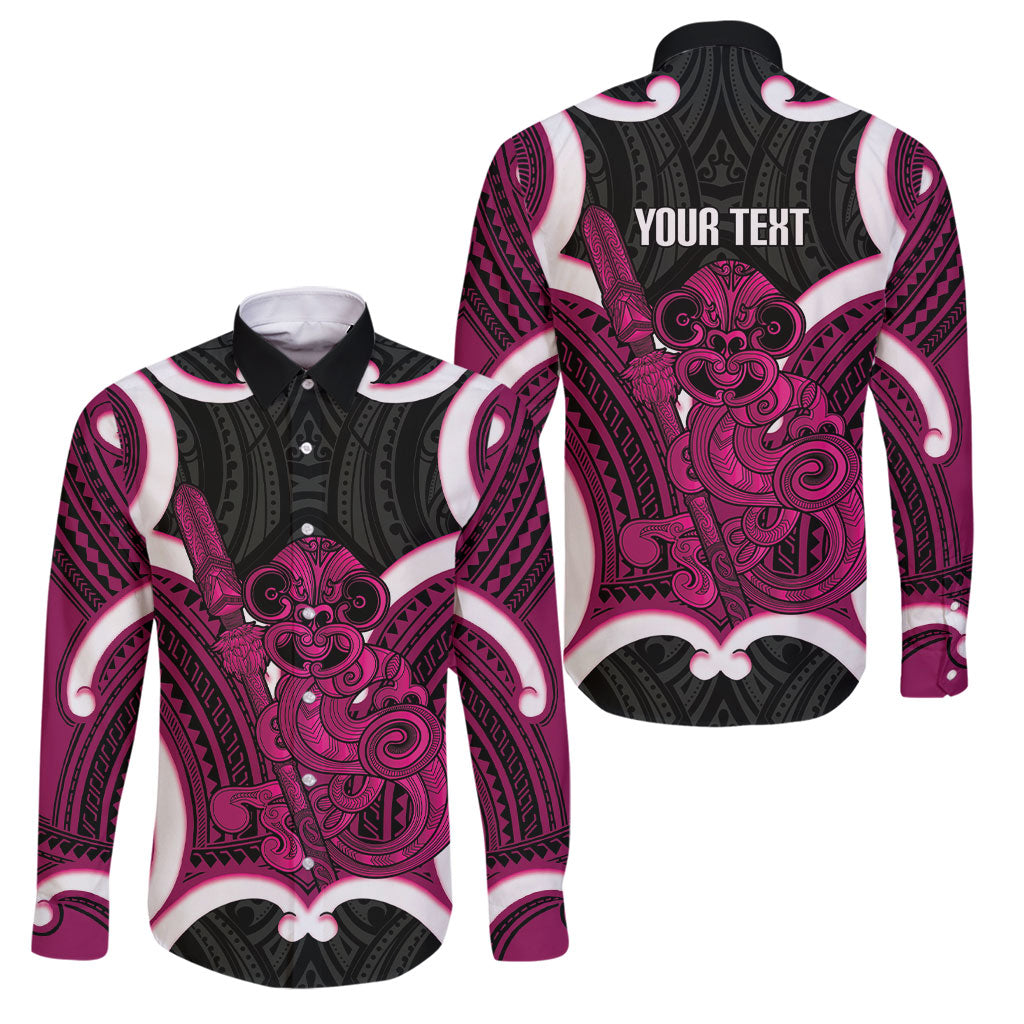 Mawhero Aotearoa Atua Tumatauenga Personalised Family Matching Short Sleeve Bodycon Dress and Hawaiian Shirt Maori God Of War Tiki With Taiaha
