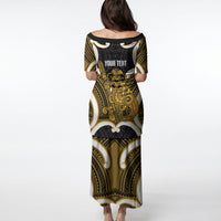 Kowhai Aotearoa Atua Tumatauenga Personalised Puletasi Maori God Of War Tiki With Taiaha LT14 - Polynesian Pride