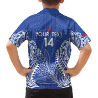 Custom Manu Samoa Rugby 2024 Family Matching Short Sleeve Bodycon Dress and Hawaiian Shirt Go Champions Samoan Tattoo LT14 - Polynesian Pride