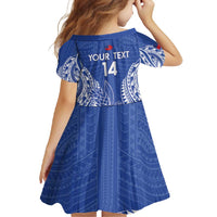 Custom Manu Samoa Rugby 2024 Family Matching Summer Maxi Dress and Hawaiian Shirt Go Champions Samoan Tattoo LT14 - Polynesian Pride