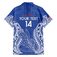Custom Manu Samoa Rugby 2024 Family Matching Tank Maxi Dress and Hawaiian Shirt Go Champions Samoan Tattoo LT14 - Polynesian Pride