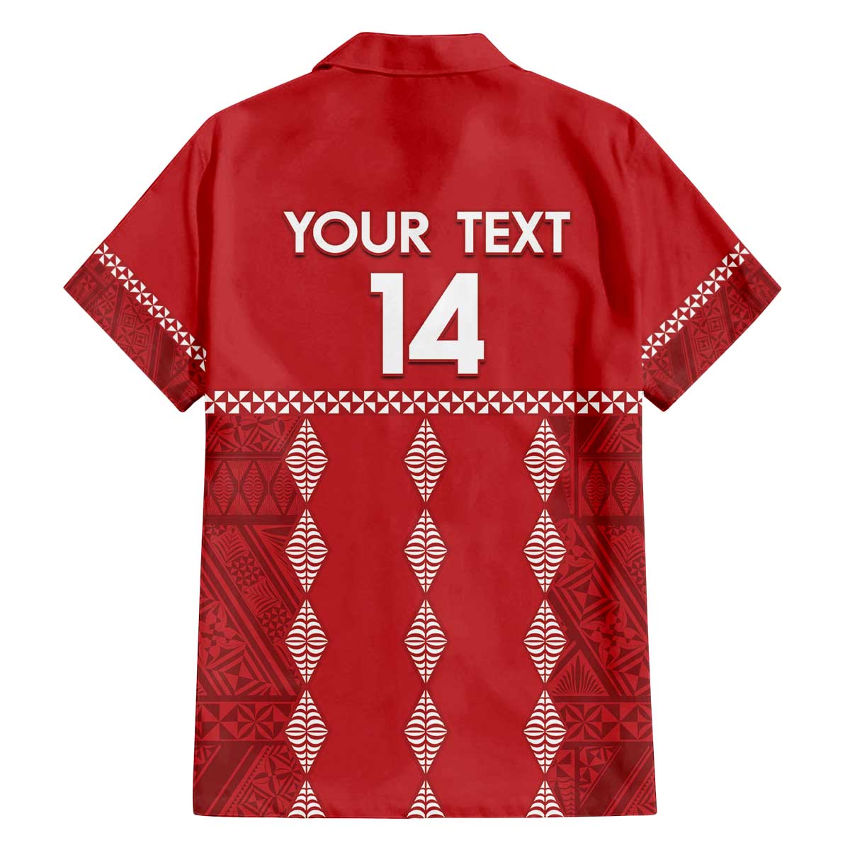 Custom Tonga Rugby 2024 Family Matching Off The Shoulder Long Sleeve Dress and Hawaiian Shirt Go Champions Ikale Tahi Ngatu Pattern LT14 - Polynesian Pride