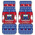 Personalised Samoa Christmas Car Mats Samoan Coat Of Arms Manuia Le Kirisimas LT14 Blue - Polynesian Pride