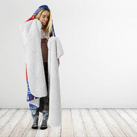 Personalised Samoa Christmas Hooded Blanket Samoan Coat Of Arms Manuia Le Kirisimas LT14 - Polynesian Pride