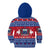 Personalised Samoa Christmas Kid Hoodie Samoan Coat Of Arms Manuia Le Kirisimas LT14 - Polynesian Pride