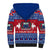 Personalised Samoa Christmas Sherpa Hoodie Samoan Coat Of Arms Manuia Le Kirisimas LT14 - Polynesian Pride