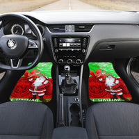Personalised Hawaii Christmas Car Mats Mele Kalikimaka Hawaiian Santa Tropical Vibes LT14 - Polynesian Pride