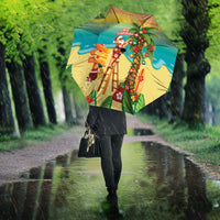 Hawaii Christmas Mele Kalikimaka Umbrella Santa Decorating Xmas Palm Tree Tropical Vibes LT14 - Polynesian Pride