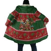 Hawaii Christmas Mele Kalikimaka Cloak Aloha Turtle Santa With Ukulele LT14 - Polynesian Pride