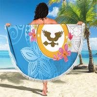 Personalised Malaita Province Day Beach Blanket Solomon Islands Maramapaina Flag Color LT14 - Polynesian Pride