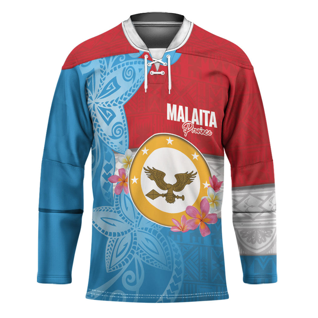 Personalised Malaita Province Day Hockey Jersey Solomon Islands Maramapaina Flag Color LT14 Unisex Blue - Polynesian Pride